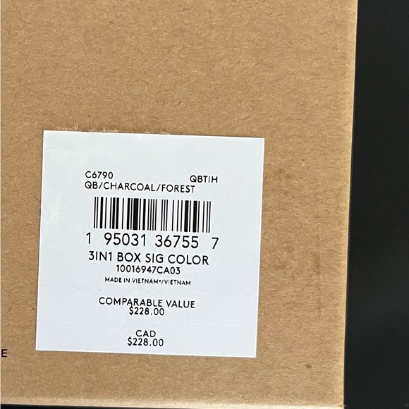 NWT Coach Boxed 3 in 1 Signature Canvas and Leather Wallet Key Fob in A Gift Box - Picture 2 of 3